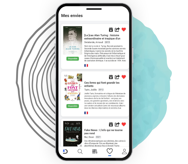 Decapocket - Application Bibliothèque